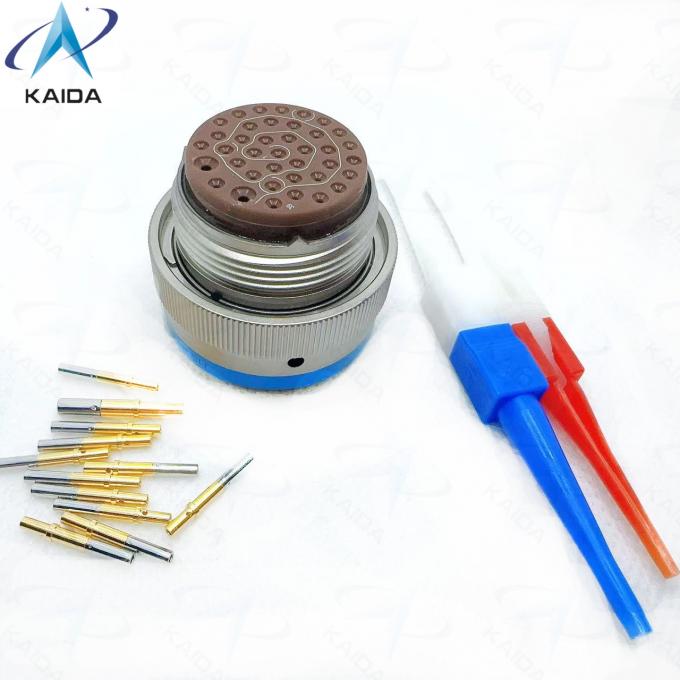 MIL-DTL-83723, SERIES III CONNECTORS  WITH BAYONET COUPLING，M83723/77R2039N，Straight plug,  RFI grounding,Shell Size 20 with Contact layout 20-39. 2