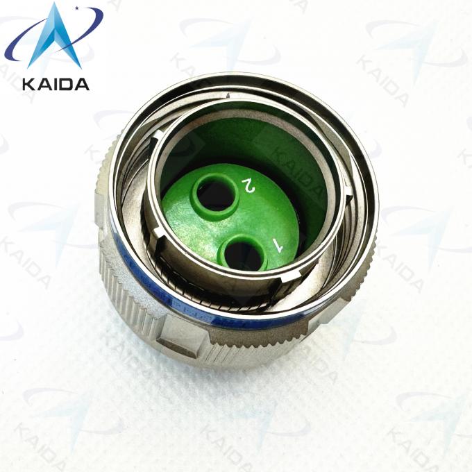MILDTL-38999 2 Twinax Contacts Threaded / Electroless Nickel /  Gold Contact Finish  Connector D38999/26FE82PN 3