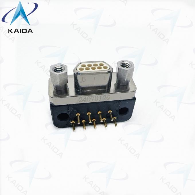 MWDM2L-9PCBRR3-110 MIL-DTL-83513 51-Contact Right Angle Thru Hole PCB Copper Alloy Receptacle MWDM Series Glenair 3
