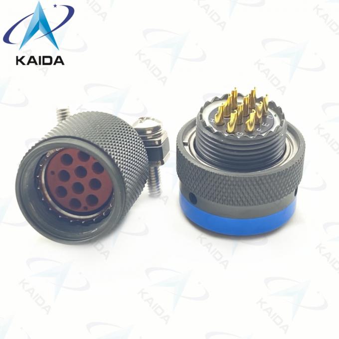 Olive Drab Cadmium MIL-DTL-26482 Connector I MS3116F12-10S Straight Plug With Cable Clamp 2