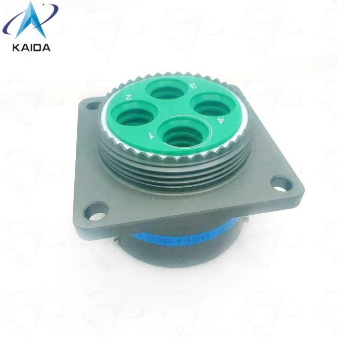 Olive Green Cadmium Shell Finish MIL DTL 38999 Series Ⅰ Circular Connector Copper Alloy Contact Material Rugged Durable.High -Current.MS27656T23B44SA 0