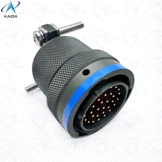 Olive Green Cadmium Shell Finish Miniature Connector MIL-DTL-26482 Series Ⅰ For  And Aerospace MS3116F18-32PN,Plug With Cable Clamp. 3