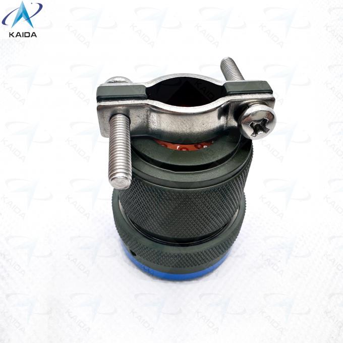 Olive Green Cadmium Shell Finish Miniature Connector MIL-DTL-26482 Series Ⅰ For  And Aerospace MS3116F18-32PN,Plug With Cable Clamp. 4