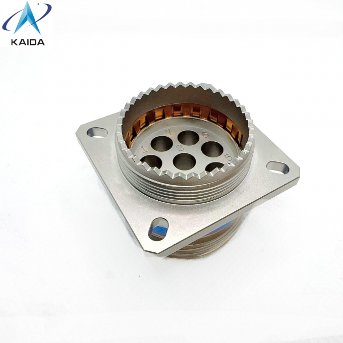 RF Contacts MIL-DTL-38999 Custom Connectors.Receptacle with 8 Pins.J599-Z-21-8-JC400 1