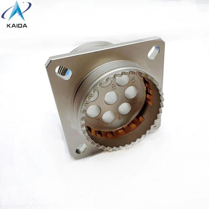RF Contacts MIL-DTL-38999 Custom Connectors.Receptacle with 8 Pins.J599-Z-21-8-JC400 3