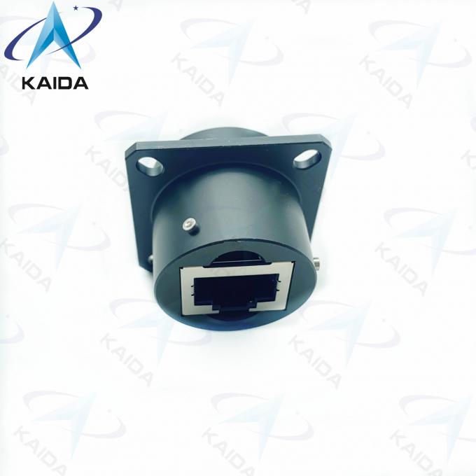 RJ45 USB Circular Connectors Data Transfer -25°C To 125°C Aviation Plug Connectors 2