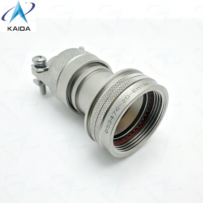 RoHS Compliant Back shell BS3476-20-EMIRFI Connector，Applicable for MIL-DTL-26482 Series 2.Electroless Nickel. 0