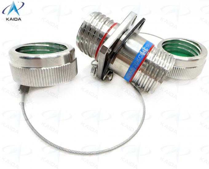 Secure Free Hanging Optical Fiber Connectors with Solder Termination and Mountin J599A8 20KC04C1N-S Hermetic Receptacle 2