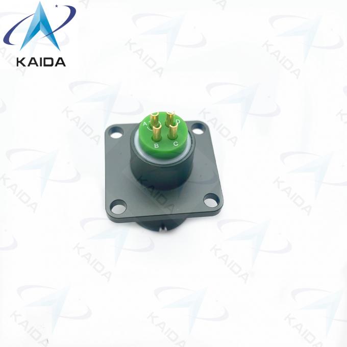 Shell Size 11 MIL-DTL-38999 Series Ⅰ -55°C To 125°C MS27496E11B04PA-H 4 Male Pins Olive Green Cadmium Palting 1