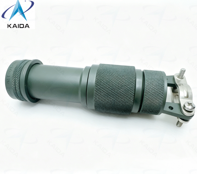 Shell size 17 Back shell .Olive Green Cadmium Plating,Straight EMI/RFI Environmental Backshell.AS85049/10 and MS3437A 2