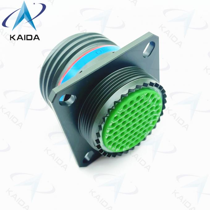 Shell Size 19 Receptacle Connector D38999 Series 3 Connector Olive Green Cadmium 2