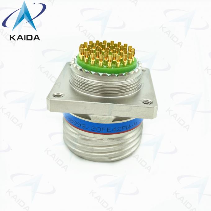 Solder Contact Custom Connectors D38999 20FE42PN-H Circular Connectors Electroless Nickel 2