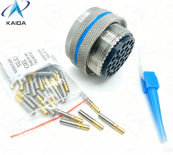 SS Connector Shell Circular Electrical Connector 30 Contacts.EN2997 high temperature firewall connectors.EN2997SE62430F6.853 series 1