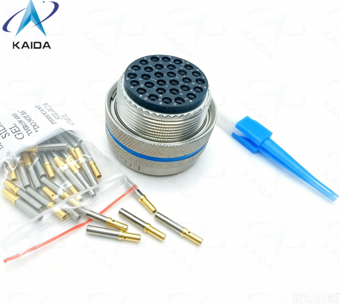 SS Connector Shell Circular Electrical Connector 30 Contacts.EN2997 high temperature firewall connectors.EN2997SE62430F6.853 series 3