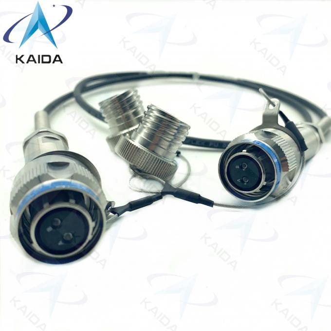 Stainless Steel Passivated Finish Optical Fiber Connectors 2*J599/26KB02B1N-8.0(GD) 1