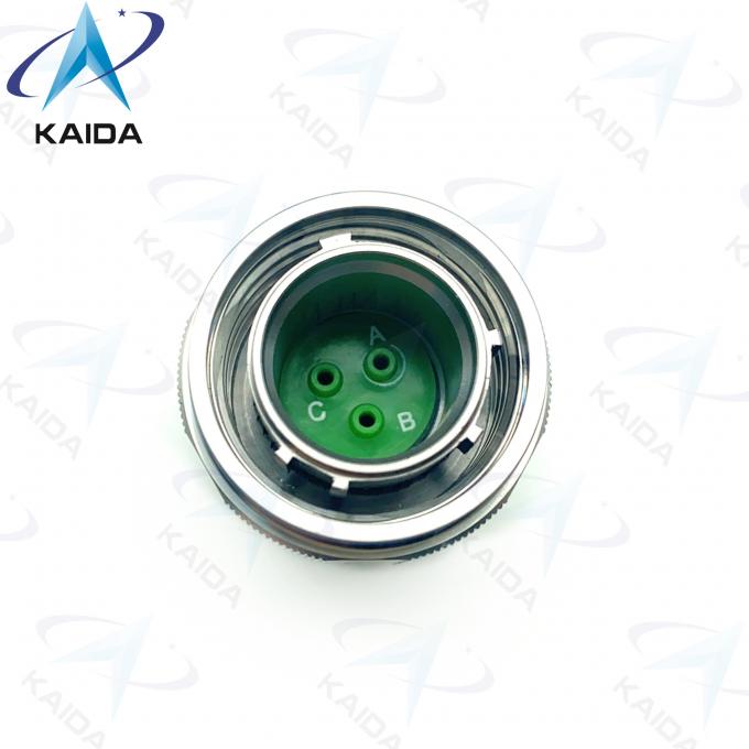Stainless Steel Passivated Shell MIL-DTL-38999 Series Ⅲ Connector 3 Male Pin Contacts Included D38999/26KC03PN 4