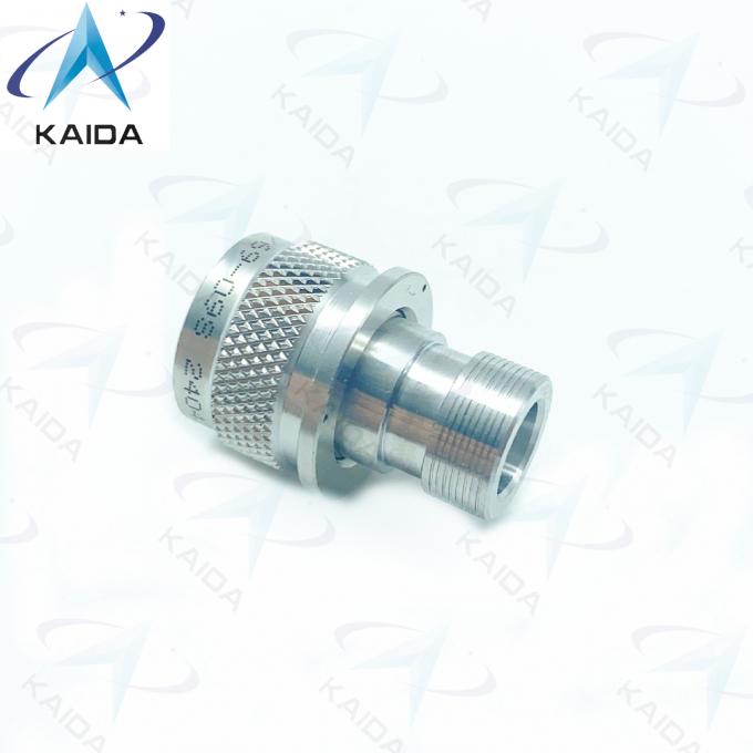 Stainless Steel Passivated Straight Shrink Boot Adapter for Connector Backshell M85049/69-09S 2