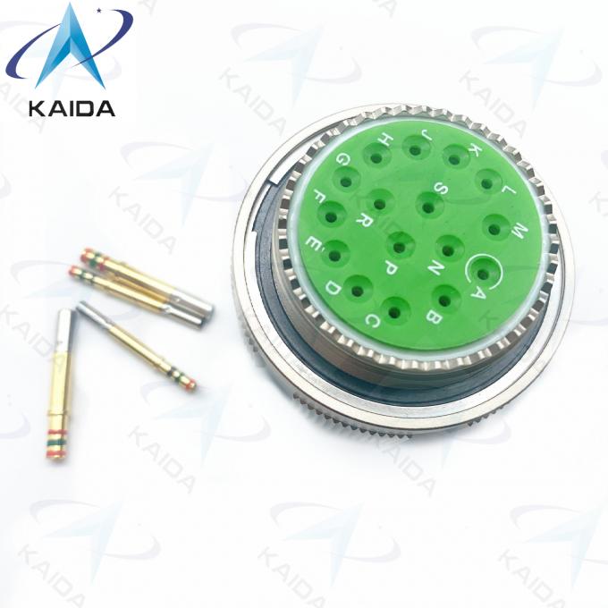 Threaded Coupling MIL-DTL-38999 Series Ⅲ With Crimp Contact  16# Female Contacts.Electroless Nickel.D38999/26FH97SA. 5