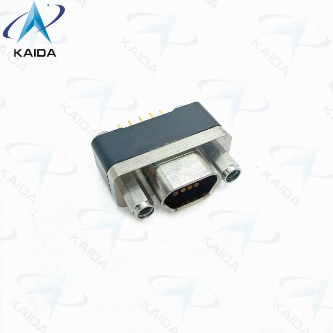 Vertical MIL-DTL-83513 Rectangular Socket Micro D PCB Connector Gold Over Nickel Contact Plating GMR7580-9S2BPN 0