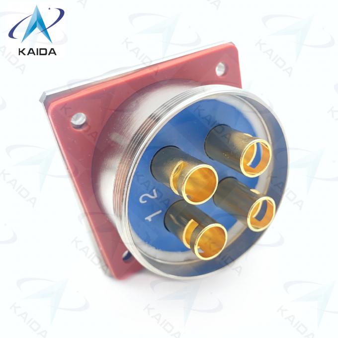 Y50DX Aluminum Circular Electrical Connector Receptacle 3 Contacts Operating Temp -55℃ To 125℃.Y50DX-D404ZK10 2