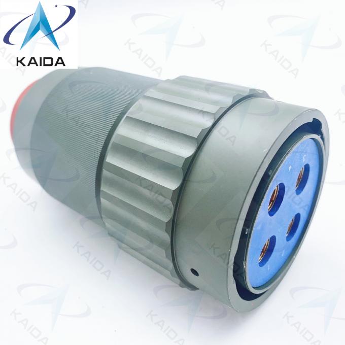 Y50DX Series Circular Electrical Connector Aluminum Olive Green Cadmium Plug 4 Contacts Y50DXD4-04TK5NL2 3